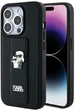Etui Karl Lagerfeld Gripstand Saffiano Karl&Choupette Pin do Apple iPhone 15 Pro Max Black (KLHCP15XGSAKCPK) - obraz 1
