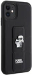 Панель Karl Lagerfeld Gripstand Saffiano Karl&Choupette Pin для Apple iPhone 15/14/13 Black (KLHCP15SGSAKCPK) - зображення 4