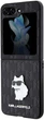 Панель Karl Lagerfeld Saffiano Monogram Choupette Pin для Samsung Galaxy Z Flip 5 Black (KLHCZF5SAPCHNPK) - зображення 6