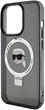 Etui Karl Lagerfeld Ring Stand Karl Head MagSafe do Apple iPhone 15 Pro Black (KLHMP15LHMRSKHK) - obraz 5