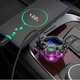 Автомобільний ФМ трансмітер FM модулятор з Bluetooth адаптер для автомобіля зі швидкою зарядкою підсвіткою мікрофоном блютуз Hoco DFM01QC PD Type-C 38вт - изображение 9
