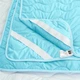 Наматрасник MirSon Eco Light №1719 Cotton Air-line на резинке по углам Blue 120x200 см (2200002889674) - изображение 11