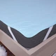 Наматрасник MirSon Eco Light №1713 EcoSilk Air-line на резинке по углам Blue 120x200 см (2200002888479) - изображение 6