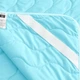 Наматрасник MirSon Eco Light №1713 EcoSilk Air-line на резинке по углам Blue 120x200 см (2200002888479) - изображение 10