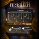Новорічна гірлянда зірки та місяць 3 метри мультиколор гірлянда штора на вікно світлодіодна гірлянда зірки - зображення 3