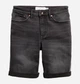 Шорты мини джинсовые с отворотами для женщины H&M L.O.G.G 0512508--5 34(XS) графитовый - изображение 2