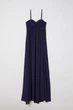 Платье длинное з подкладкой для женщины H&M 0608013-003 32(XS) темно-синий - изображение 1