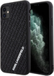 Etui Karl Lagerfeld 3D Rubber Multi Logo do Apple iPhone 11 Black (KLHCN613DMKRLK) - obraz 1