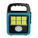 Фонарь прожектор USB с солнечной панелью и повербанком Solar LED light HS-8020 / Аккумуляторный фонарик - изображение 1