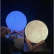 Сенсорный ночник светильник лампа луна 3D Moon Light RGB 13 см - изображение 4
