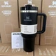 Термочашка с соломинкой Stanley 1,18L 9,8*27*7,5 см. с порошковым покрытием из нержавеющей стали черная - изображение 3