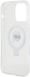 Панель Karl Lagerfeld Ring Stand Karl Head MagSafe для Apple iPhone 15 Pro Max White (KLHMP15XHMRSKHH) - зображення 6