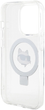 Etui Karl Lagerfeld Ring Stand Choupette Head MagSafe do Apple iPhone 15 Pro White (KLHMP15LHMRSCHH) - obraz 6