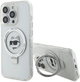Etui Karl Lagerfeld Ring Stand Choupette Head MagSafe do Apple iPhone 15 Pro Max White (KLHMP15XHMRSCHH) - obraz 1