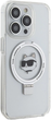 Etui Karl Lagerfeld Ring Stand Choupette Head MagSafe do Apple iPhone 15 Pro Max White (KLHMP15XHMRSCHH) - obraz 3
