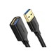 Дата кабель USB 3.0 AM/AF 0.5m US129 black UGREEN (30125) (341330) - зображення 1