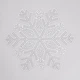 Килимок для сервірування столу Snowflake 38 см срібло HP-36327-21 - изображение 1