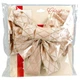 Декоративний бант Home Styling Collection 839566 на ялинку 130 x 33 см Бежевий (8721037679886) - зображення 4