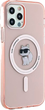 Панель Karl Lagerfeld IML Metal Choupette Head MagSafe do Apple iPhone 12/ 12 Pro Pink (KLHMP12MHFCCNOP) - зображення 2