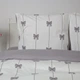 Постельное белье ТЕП Melluna Soft Ribbons двуспальное наволочки 50х70/70х70 см Белый с серым (48980180215) - изображение 6