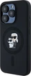 Панель Karl Lagerfeld Silicone Karl & Choupette Ring MagSafe для iPhone 15 Pro Black (3666339254063) - зображення 2