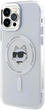 Панель Karl Lagerfeld IML Metal Choupette Head MagSafe do Apple iPhone 13 Pro White (KLHMP13LHLSCHH) - зображення 1