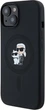 Панель Karl Lagerfeld Silicone Karl & Choupette Ring MagSafe для iPhone 15 Plus / 14 Plus Black (3666339254056) - зображення 2