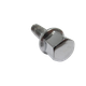 Болт колеса Ланос, Сенс, Нексия, хром GENUINE ключ 17, М12 x 1.5 x 30, 1шт OEM 94501733 (56917) - изображение 2