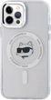 Панель Karl Lagerfeld IML Metal Choupette Head MagSafe do Apple iPhone 15 Pro White (KLHMP15LHLSCHH) - зображення 2