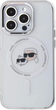 Панель Karl Lagerfeld IML Metal Karl&Choupette Head MagSafe do Apple iPhone 14 Pro White (KLHMP14LHLSKCH) - зображення 2