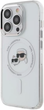 Панель Karl Lagerfeld IML Metal Karl&Choupette Head MagSafe do Apple iPhone 14 Pro White (KLHMP14LHLSKCH) - зображення 3