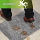 Килимок для взуття суперпоглинаючий Super Clean mat для передпокою 46⨯70 см чорно-білий - зображення 3