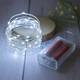 Гірлянда нитка "Роса" на батарейках, 3 м, 30 LED, 3 режими, Холодний білий - зображення 9