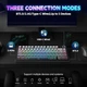 Клавиатура AULA F75 MAX беспроводная механическая, 75%, RGB подсветка, Bluetooth 5.1, черный градиен с узорами (AULA-F75-MAX-BG) - изображение 5