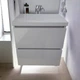 Пластикова тумба для підлоги Ламі Grey 3297 tought 50 см - изображение 2