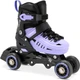 Łyżworolki regulowane 4w1 Spokey 4ONE 34-38 944650 Czarno-fioletowe (5905339446503) - obraz 3