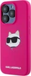 Etui plecki Karl Lagerfeld Silicone Choupette Head MagSafe do Apple iPhone 15 Pro Max Fuchsia (3666339257439) - obraz 2