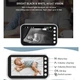 Відеоняня Baby Monitor ABM100, монітор 4.3", поворотна камера 360°, двосторонній аудіозв’язок, нічне бачення - зображення 9