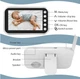 Відеоняня Baby Monitor ABM100, монітор 4.3", поворотна камера 360°, двосторонній аудіозв’язок, нічне бачення - зображення 10