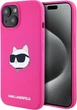 Панель Karl Lagerfeld Silicone Choupette Head MagSafe для Apple iPhone 15 Plus / 14 Plus Fuchsia (3666339257415) - зображення 1