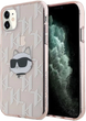 Панель Karl Lagerfeld IML Choupette Head & Monogram для Apple iPhone 11/Xr Pink (KLHCN61HKLPCHP) - зображення 1