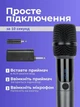 Беспроводной микрофон для караоке Sing-e ZQS-2M502 комплект из 2 шт Серый 57222 - изображение 4