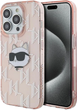 Панель Karl Lagerfeld IML Choupette Head & Monogram для Apple iPhone 13 Pro Pink (KLHCP13LHKLPCHP) - зображення 1
