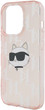 Etui Karl Lagerfeld IML Choupette Head & Monogram do Apple iPhone 14 Pro Pink (KLHCP14LHKLPCHP) - obraz 6