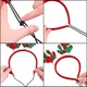 Обруч для собак Новогодний Рожки оленя 25см Podarkus DK029-3 - изображение 2