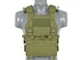 Штурмовая плитоноска Buckle Up Assault Plate Carrier Laser-Cut с подсумоком под магазины – Олива (Olive) [8FIELDS] - изображение 1