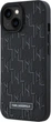 Etui plecki Karl Lagerfeld Leather Monogram Metal Logo MagSafe do Apple iPhone 15 / 14 / 13 Black (3666339253622) - obraz 2