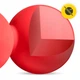 Массажный мяч двойной 4FIZJO Lacrosse Double Ball 6.5 x 13.5 см Red (P-5907222931219) - изображение 6
