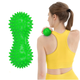 Массажный мяч двойной с шипами 4FIZJO Spike+ 7 x 16 см Green (P-5905973403351) - изображение 5