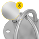 Крепление для петель и канатов 4FIZJO X-Mount Grey (P-5907739311009) - изображение 5